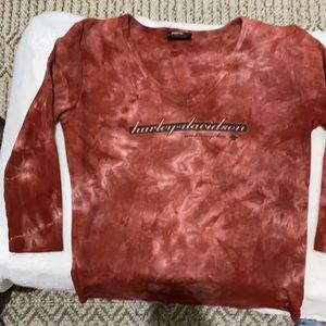 Harley Davidson T-shirt three-quarter length